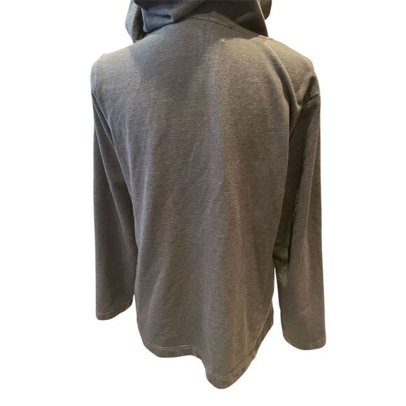 GapFit Women's Gray Zippered Hoodie Jacket XL Casual Travel - Picture 5 of 8